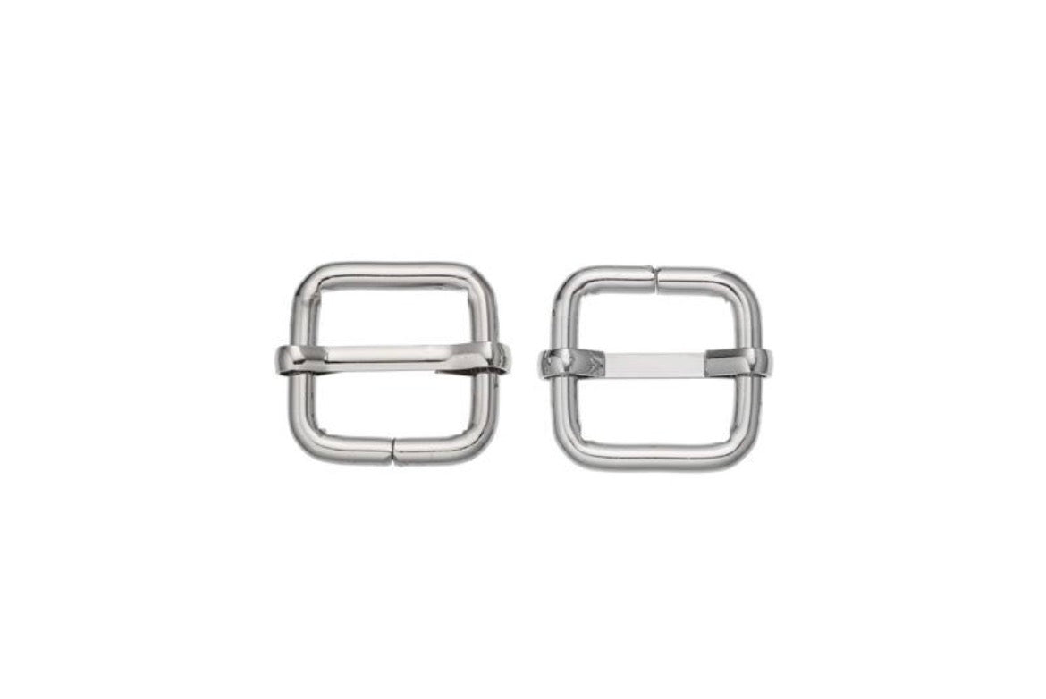 Hebilla hierro reguladora 3.8x20x20mm.